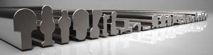 steel extruded shapes extrusions custom profiles stainless metal